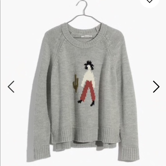 Madewell El Rancho Southwest Motif Wool Sweater XXS - Picture 2 of 6